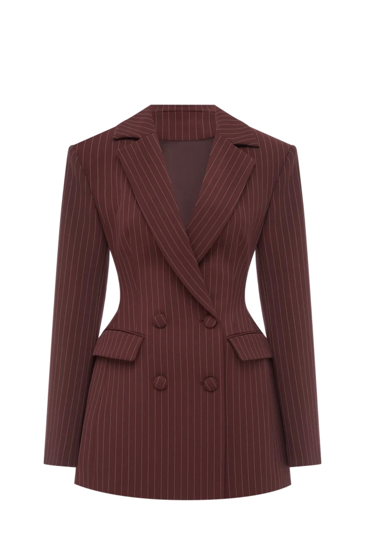 Blazer Elvira Un capo versatile che ridefinisce il concetto di power-dressing, perfetto da indossare come mini abito o come giacca over per un look stratificato.