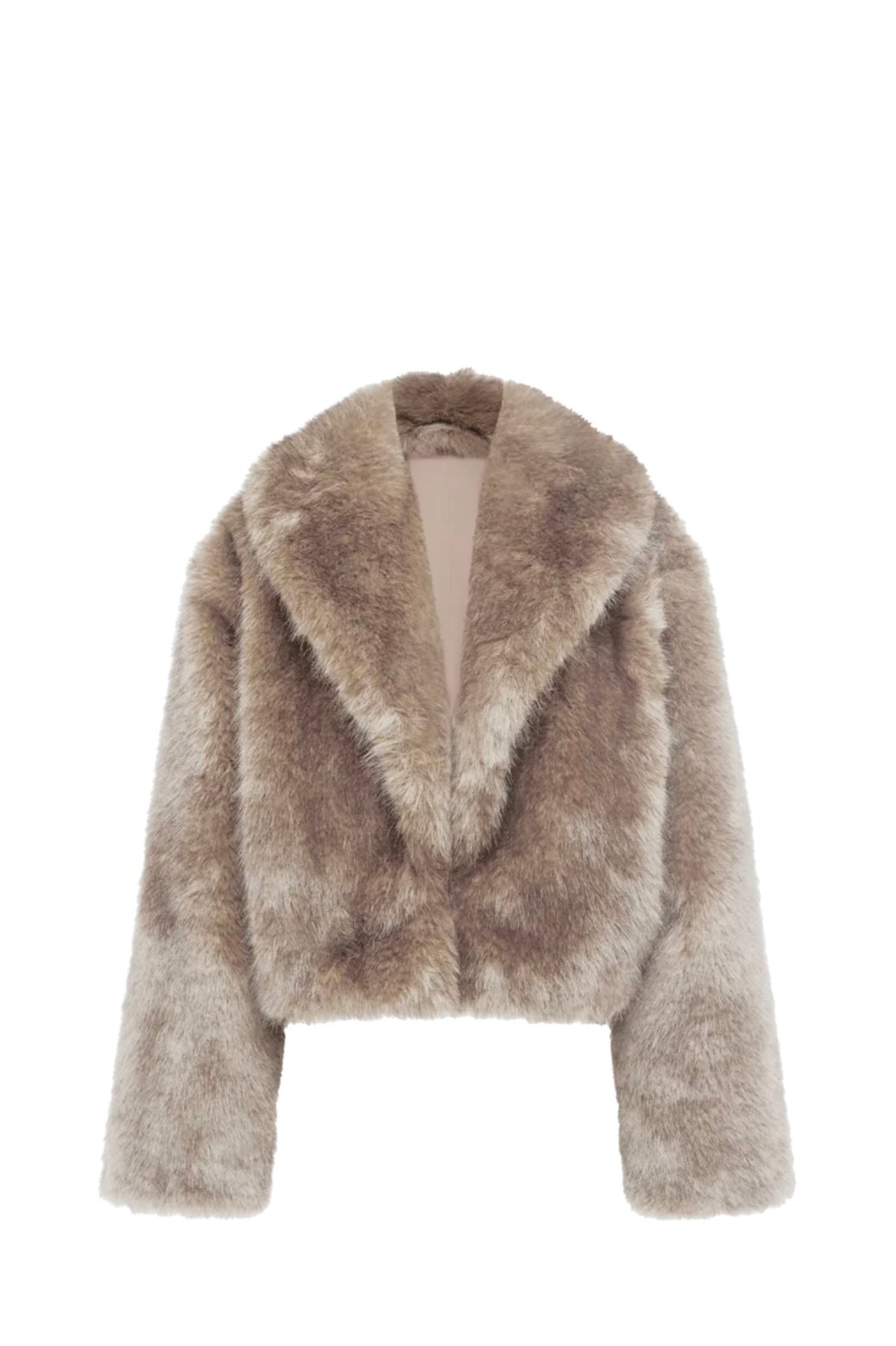 Giacca Crop in Ecopelliccia con Reverse Ampio in promozione.Morbidezza avvolgente e stile audace: il capospalla crop che trasforma ogni look serale in una dichiarazione di moda.