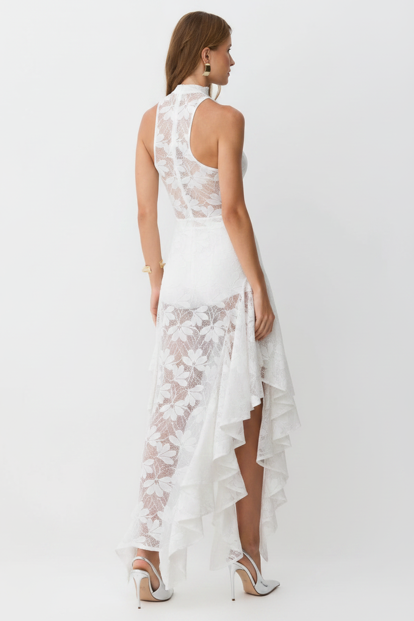 Vestito bianco retro
